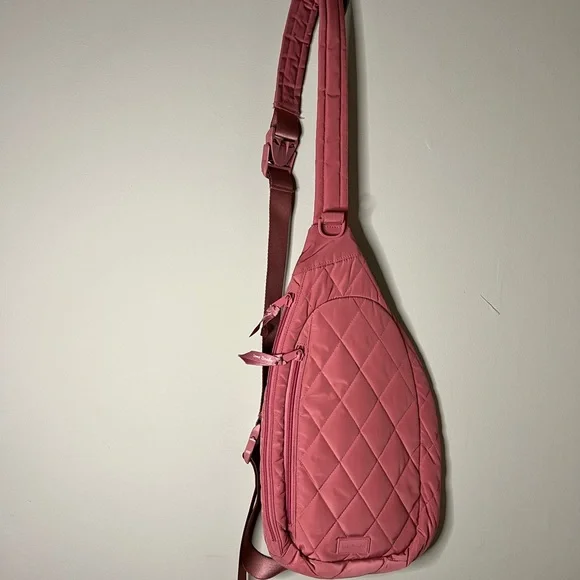 Vera Bradley ultralight essential sling backpack purse & wristlet blush sienna - Picture 15 of 15